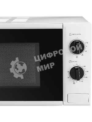 Микроволновая печь Hyundai HYM-M2048 белый, 20 л, 700 Вт, переключатели - поворотный механизм