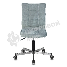 Кресло офисное Бюрократ CH-330M/LT-28 без подлокотников, серый, крестовина металл