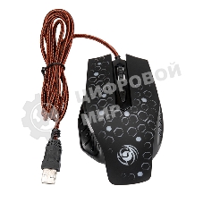 Мышь проводная Dialog Gan-Kata MGK-11U черный, 2400 dpi, USB, кнопки - 6