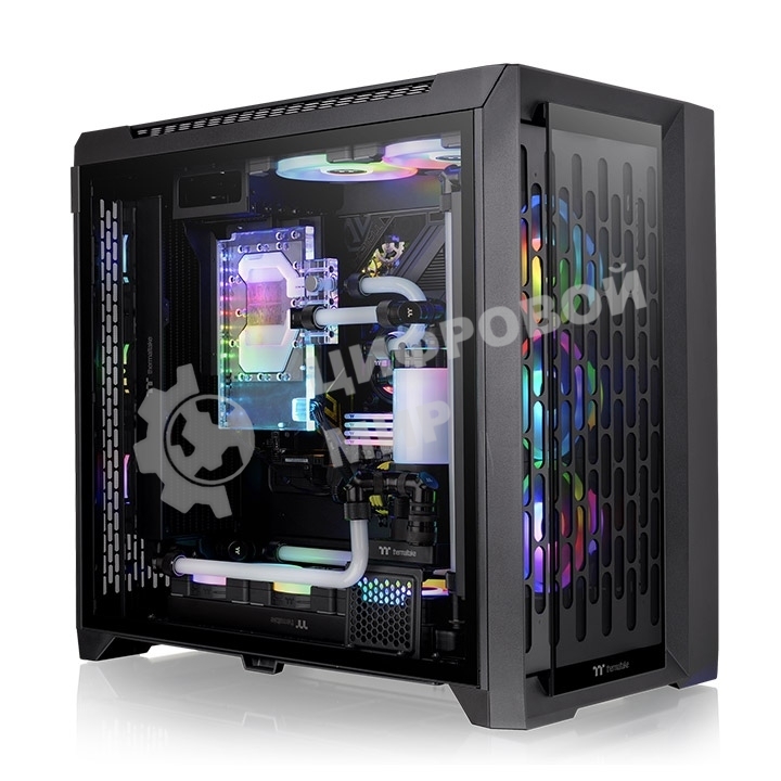 Компьютерный корпус Thermaltake CA-1X6-00F1WN-01 CTE C750 TG ARGb/Black/Win/SPCC/Tempered Glass*2/CT140 ARGb Fan*3/Brown Box CTE C750