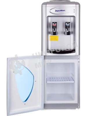 Кулер для воды Aqua Work 0.7LR, верхняя загрузка, нагрев 95 °С, охлаждение 10 °С, серебристый