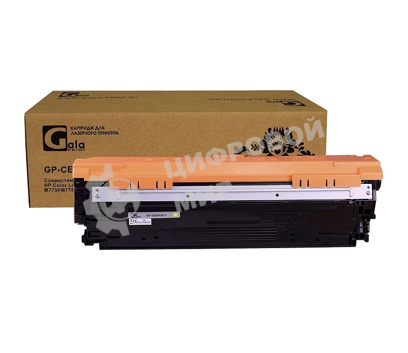 Картридж лазерный GalaPrint GP-CE342A (№651A) желтый (16000 стр) для HP Color LaserJet M775/M775dn/M775f/M775z/M775z+