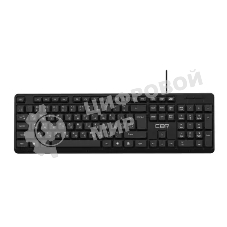 Клавиатура проводная CBR KB 111 Carbon, USB, черный