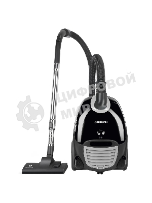 Пылесос Eurostek EVC-2001 черный, 400/2100 Вт, уборка сухая, пылесборник мешок 2 л