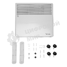 Конвектор электрический MTX CH-1000, белый, 1000 Вт, 10 м2, термостат