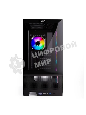 Компьютерный корпус ABR MINI PRO (1хUSB 3.0, 1хUSB Type-C, HD Audio, 4xRGb Fan, ATX, Micro-ATX, ITX)