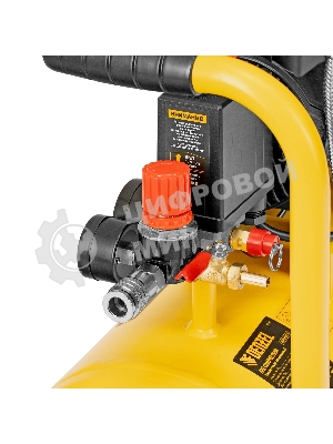 Компрессор безмасл. малошумный Denzel DLP-950/24, 950 Вт, 24 л, 2850 об/мин, 170 л/мин