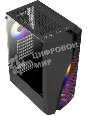 Компьютерный корпус Aerocool/Formula Wave-G-BK-v2 черный без БП mATX 3x120mm 1xUSB2.0 2xUSB3.0 audio