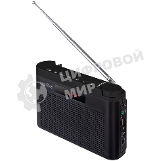 Радиоприемник Perfeo цифровой ТАЙГА FM+ 66-108МГц/MP3/встроенный аккум,USB/черный (I70BK) (PF_C4939)