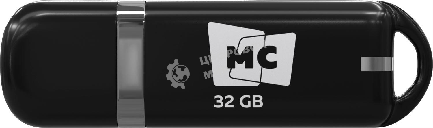 Флешка USB MORE CHOICE МФБ32 Black (4620202558695), 32GB, USB 2.0, R/W 15/6, черный