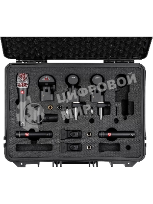 Набор микрофонов для ударной установки sE Electronics V PACK CLUB 1 х микрофон V KICK, 2 х микрофона V BEAT, 3 х крепления V CLAMP, 1 х микрофон V7 X, 2 х конденсаторных микрофона sE7, пластиковый кейс
