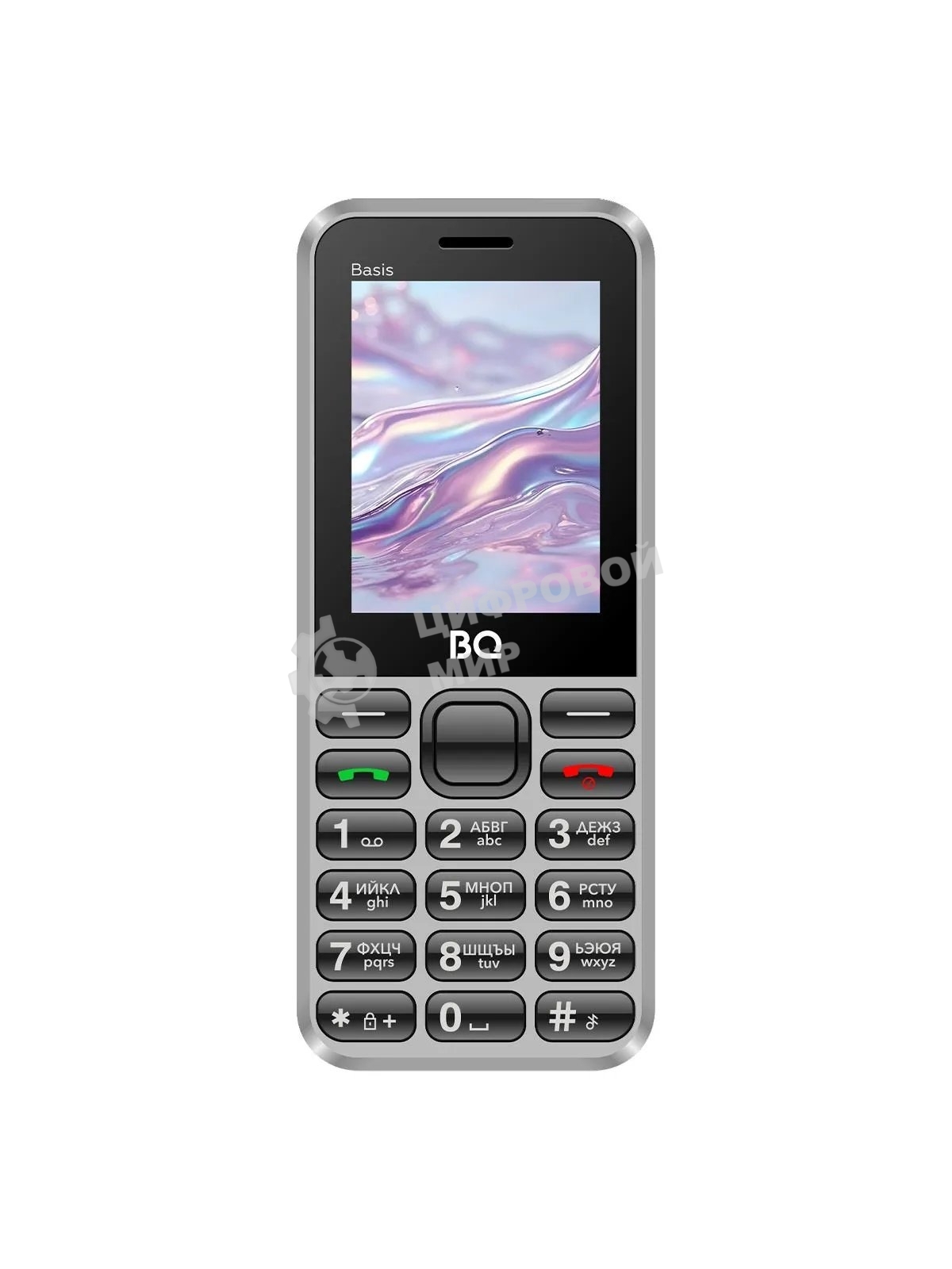 Мобильный телефон BQ 2460 Basis серый