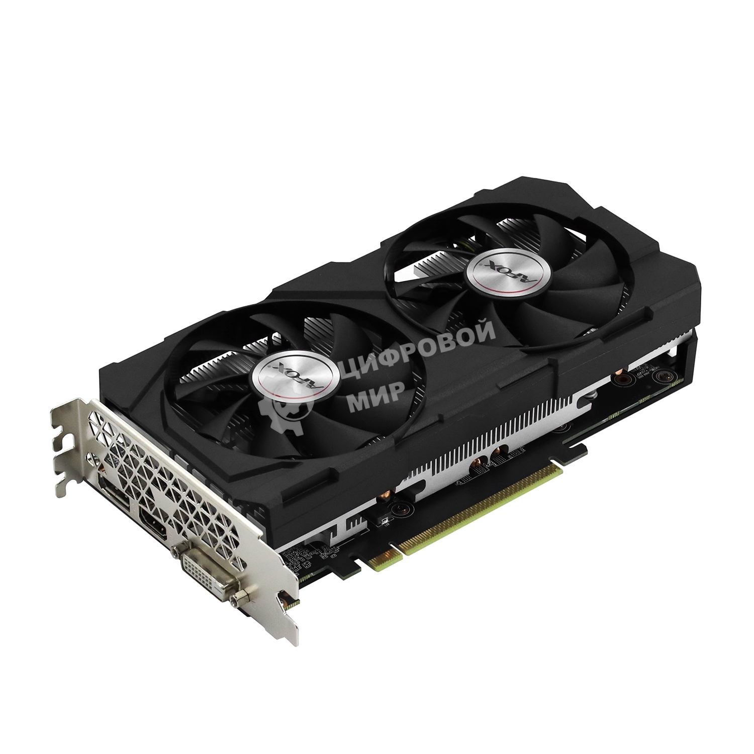 Видеокарта Afox GeForce RTX 2060 6Gb GDDR6 192BIT DP DVI HDMI ATX DUAL FAN RETAIL PACK