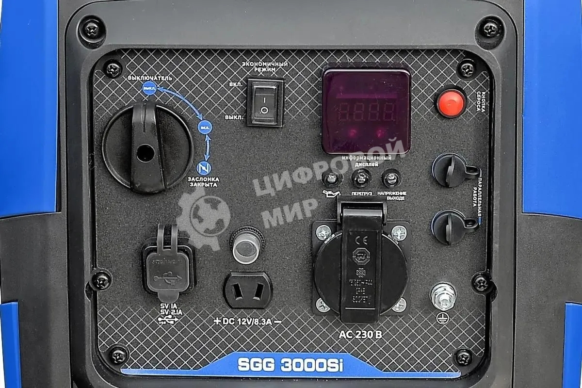 Электрогенератор бензиновый ТСС SGG 3000Si, 3 кВт, 60 дБ, 21 кг