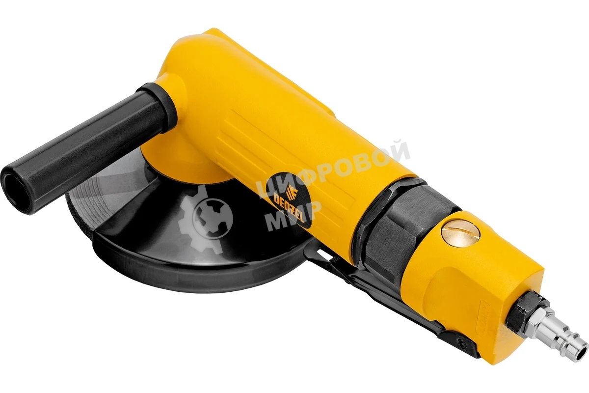 Пневматическая углошлифовальная машина Denzel AG125, 11000 об/мин, 125 мм, 186 л/мин