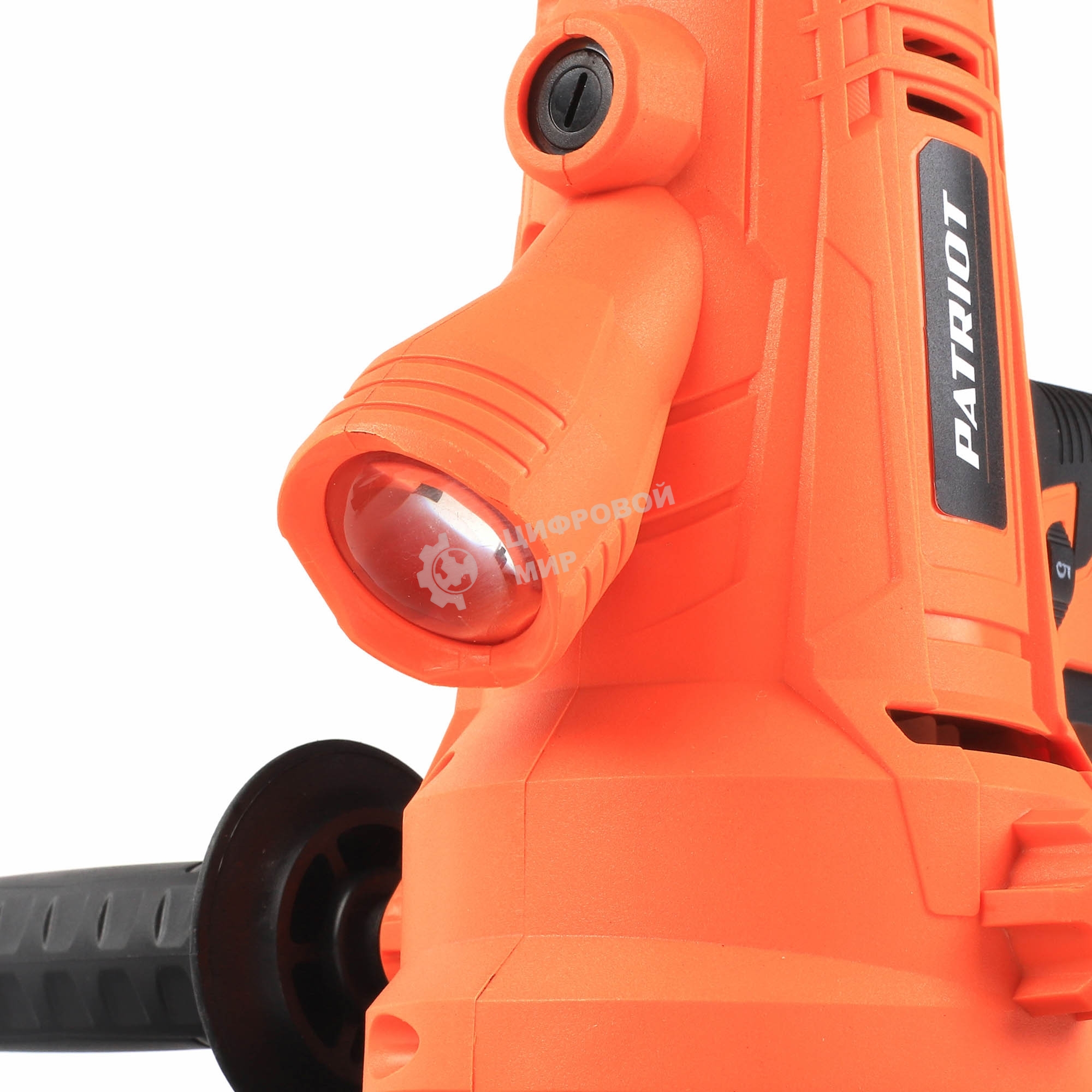 Прямошлифовальная машина (гравер) Patriot Expert WS 180 L, 800Вт, 2300 об/мин, d 180 мм, подсветка, (бетон, гипсокартон)