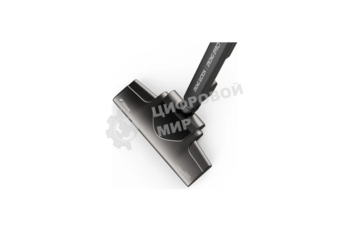 Пылесос вертикальный Deerma DX700S черный, питание от сети, 600 Вт, уборка сухая, пылесборник 0.8 л