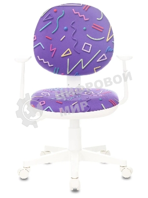 Кресло Бюрократ CH-W356AXSN Sticks 08 фиолетовый, ткань, 120 кг