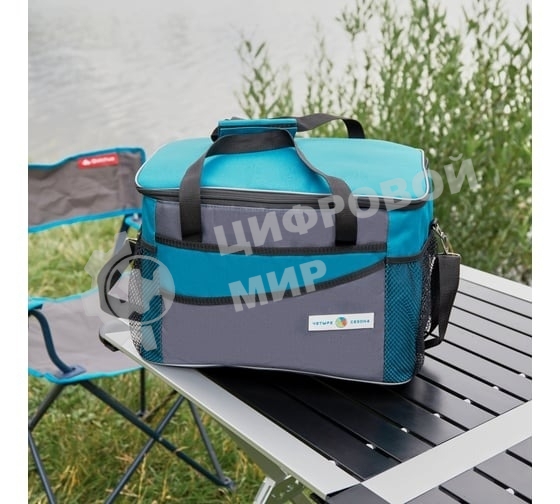 Сумка-холодильник ЧЕТЫРЕ СЕЗОНА 80-0284 объемом 20 л. (2 слоя утепления)