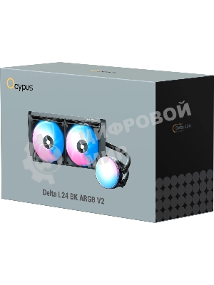 Система охлаждения Ocypus Delta L24 BK ARGB V2 черный 280W/All Intel/AMD AM*/Screws