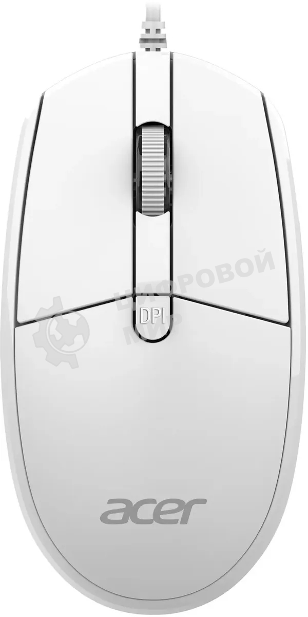 Комплект клавиатура + мышь Acer OCC400 клав:белый мышь:белый USB (ZL.ACCCC.014)