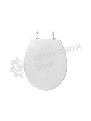 Сиденье для унитаза Виктория белое