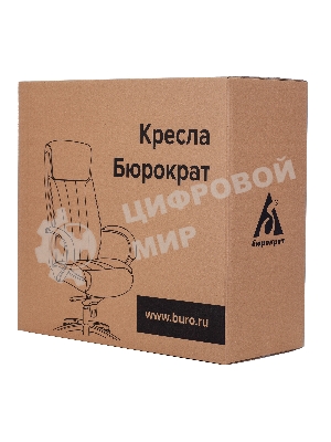 Кресло Бюрократ T-9922SL/BLACK черный, кожа