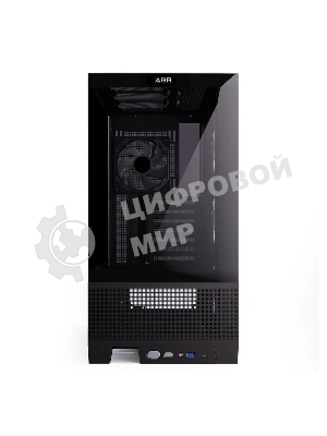Компьютерный корпус ABR MINI PRO (1хUSB 3.0, 1хUSB Type-C, HD Audio, 4xRGb Fan, ATX, Micro-ATX, ITX)