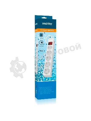 Сетевой фильтр Smartbuy (SBSP-5-50-W) 5 гн х 5,0 м белый