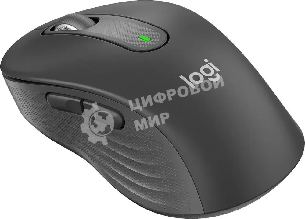 Мышь беспроводная Logitech M650 графитовый, 4000 dpi, радиоканал, Bluetooth, USB, кнопки - 5