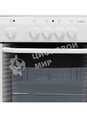 Плита электрическая De Luxe 5004.14Э КР белый 50x50x85