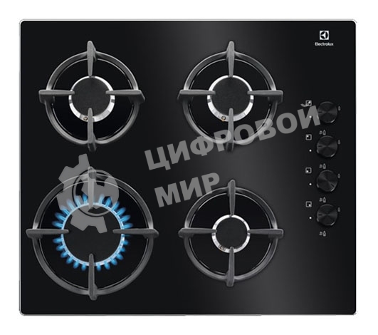 Газовая варочная панель Electrolux KGG6407K черный