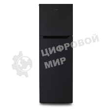 Холодильник Бирюса Б-B6039 черный двухкамерный 240/80л морозилка сверху