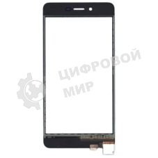 Сенсорное стекло (тачскрин) для Highscreen Omega Prime S, черное