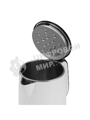Чайник электрический Willmark WEK-2012PS белый/черный, 2.0 л, 2000 Вт