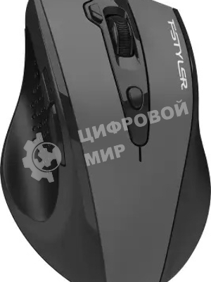 Мышь A4Tech Fstyler FG55S Plus серый оптическая 1200dpi silent беспров. USB
