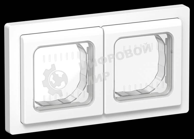 Рамка 2-местная IP55 Рпро-2-55-ФлБ белый FLITE