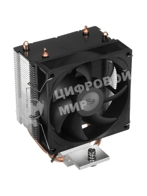 Кулер для процессора PCCooler R200 S115X/1200/1700/AM4/AM5 (TDP 110W, 90мм Non LED Fan, 2 тепловые трубки 6мм, 2200RPM, 28,3dBa)