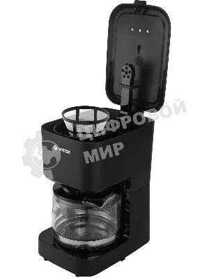 Кофеварка капельная Vitek VT-8386 черный, исп. кофе - молотый, 0,75 л, 630 Вт
