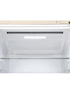 Холодильник LG GC-B459AEMW бежевый двухкамерный 234/110л морозилка снизу, No Frost