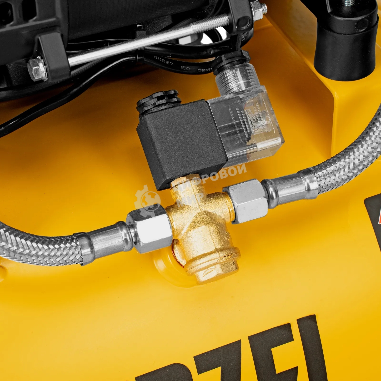 Компрессор безмасл. малошумный Denzel DLP-950/24, 950 Вт, 24 л, 2850 об/мин, 170 л/мин