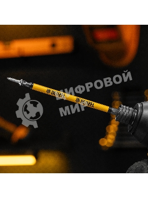 Набор бит Denzel PH2х127, сталь S2, круглый профиль, 5 шт.