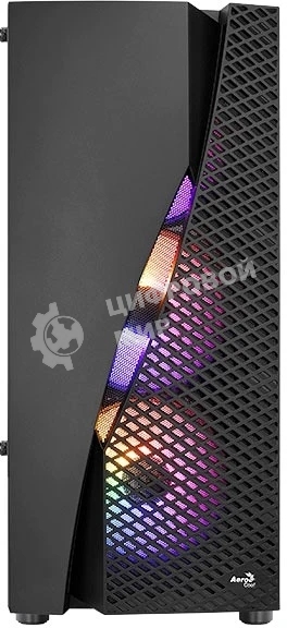 Компьютерный корпус Aerocool / Formula Wave-G-BK-v2 черный без БП mATX 3x120mm 1xUSB2.0 2xUSB3.0 audio