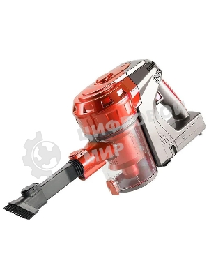 Пылесос вертикальный Kelli KL-8022 красный, питание от аккумулятора, 250 Вт, уборка сухая, пылесборник 1 л