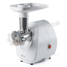 Мясорубка электрическая Аксион Бриз М21.21 белый, 1000 Вт, 1.3 кг/мин, защита от перегрузки, насадки - 1