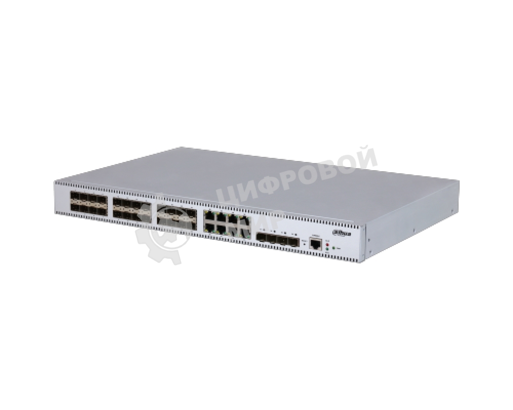 Коммутатор Dahua DH-SG5036FX, 24×1 Гбит/с SFP + 8×1 Гбит/с RJ45 + 4×10 Гбит/с SFP+, управляемый