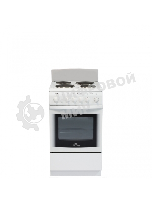 Плита электрическая De Luxe 5004.14Э КР белый 50x50x85