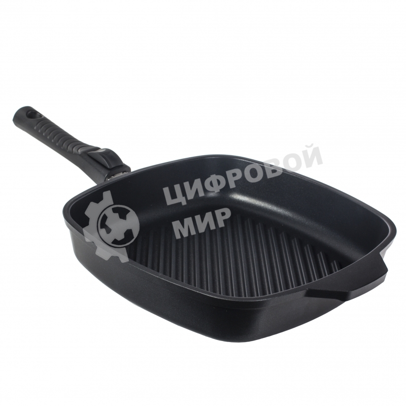 Сковорода-гриль Нева-Металл 59428G Ферра Индукция 28 см