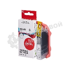 Картридж струйный Sakura 2937B004 (521 GY) для Canon, серый, 8,4 мл., 1400 к.