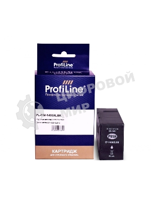 Картридж струйный ProfiLine PL-PGI-1400XLBK для принтеров Canon MB2040/MB2140/MB2340/MB2740 с чернилами Black